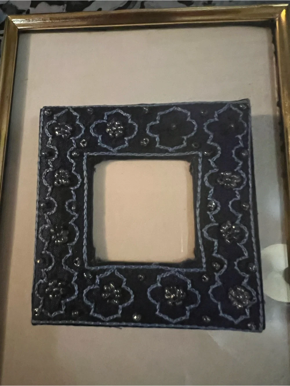 Lot 2 Decorative Coordinate Eclectic Blues Photo Frames
